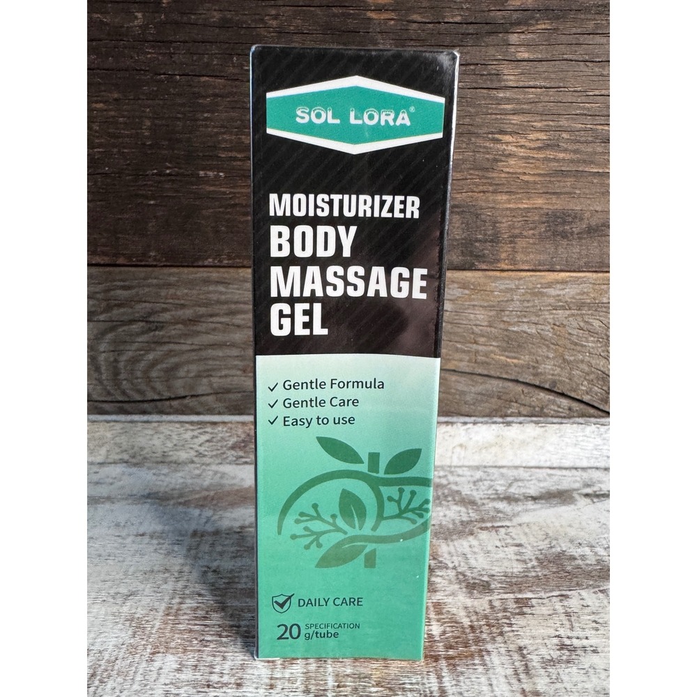 SOL LORA Moisturizer Body Massage Gel Cream 20g Tube Sealed NEW MSRP $11